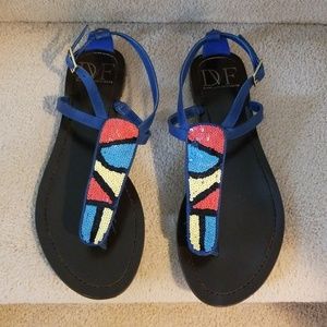 Diane von Furstenberg thong sandal